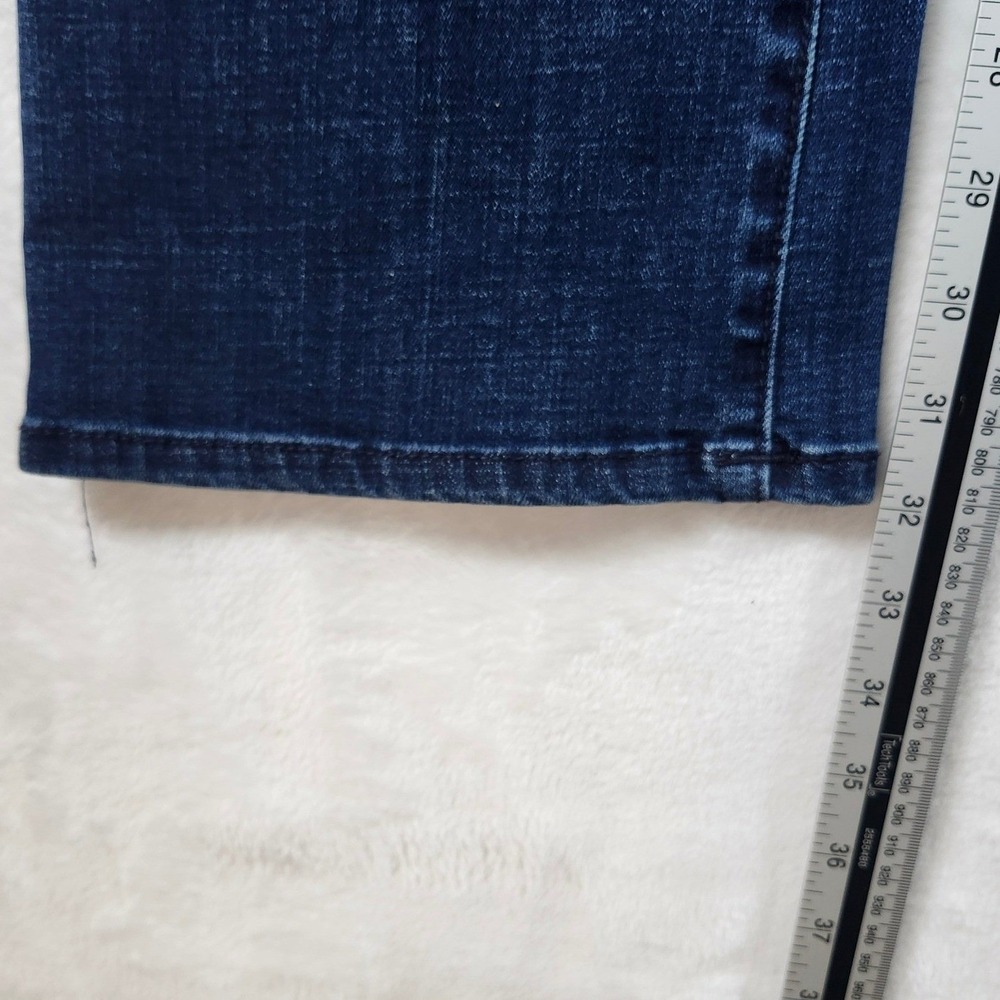 True Religion Becca Bootcut Jeans Womens 30 Blue Excellent Mid Rise Dark Wash - Picture 6 of 15